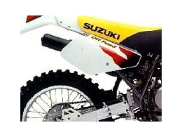 Silenciador de escape (sin colector)... para moto SUZUKI DR 350 y 600 R/S