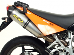 Exhaust silencer (without collector)... For KTM 950 SM