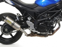 Complete exhaust line for SUZUKI SV 650 motorcycle