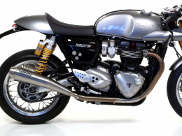 Línea de escape, colector, silenciador y repuestos accesorios para TRIUMPH THRUXTON 860, 900, 1200...