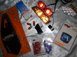 Rear lights, headlight, cabochons, bulbs, ... for mécaboite 50cc