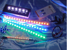 Néons, feux de plaque, feux de jour, led, diode, tuning... pour mécaboite 50cc