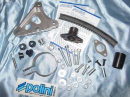 Accessories and various parts (collar attachment, silent block, seals, ...) for exhaust on MINARELLI Horizontal