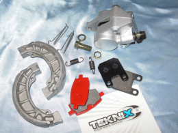 Brake shoes, pads, flexible, fluid hose, bracket ... for auto-cycle / mob