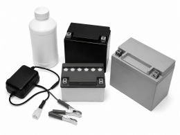 Batteries, Chargeurs et Acide pour Mobylette, Cyclomoteur et Scooter | RRD