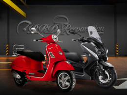 Scooter / Maxiscooter 50 to 125cc + 2 and 4 stroke
