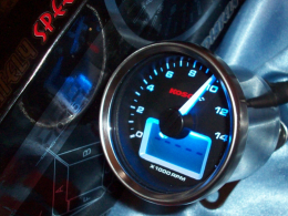 Rev counter, temperature, hour digital ... for mécaboite 50cc