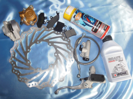 Discos de freno, pastillas, flexibles, liquidos, latiguillos, pinzas, bomba de freno... para moto 125cc