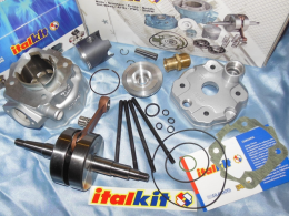 Maxi kit with crankshaft (vilo), replacements, joints, pistons, ... for DERBI euro 1 & 2