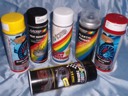 Paints, varnishes, primers ... to exhaust, body ... moped, mob ...