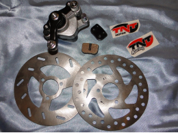 Discs, pads and caliper ... for pocket bike, pocket quad, mini bike, mini quad ...