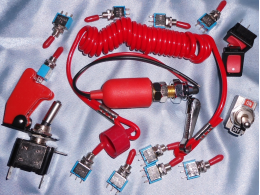 Interruptores/contactores, pulsadores, magnetotérmicos... para motos de 50 a 125cc