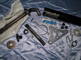 Replacement muffler on engine MINARELLI Horizontal (springs, silencer, cartridges, varnish, wools ...)