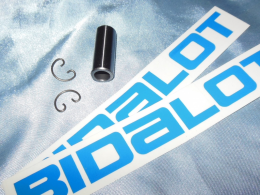 Axe piston et clips (joncs) pour kit haut moteur cyclomoteur de compétition G1, G2, G3...