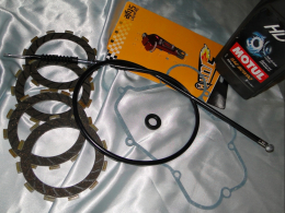Clutch discs, rod, springs, cable ... for DERBI euro 1 & 2