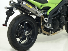 Exhaust silencer (without collector) ... For TRIUMPH SPEED TRIPLE 1050, ...