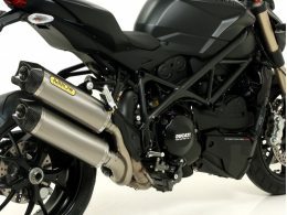 Exhaust silencer (brushless seamless) ... Motorcycle DUCATI STREETFIGHTER 848 ...