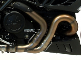 exhaust manifold (without silencer), fitting ... Motorcycle DUCATI DIAVEL, DIAVEL AMG DIAVEL CARBON ...