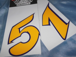 Stickers numbers, numbers, numbers ... motorbike BENELLI BN 600 R, TRE 1130 K ...