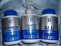 Lustreur, polish, pâte à polir, BELGOM... pour moto BMW F 650, F 800, G 650, R 1200, ...