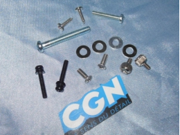Screws, washers, bolts, tuning, anodized, mounting bracket ... for motorcycle BMW F 650, F 800, G 650, R 1200, ...