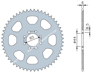 schema couronne tnt x limit mbk yamaha dt 50cc
