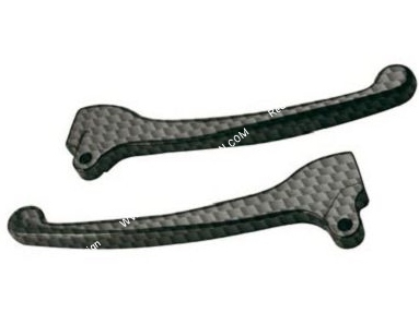 Photo de levier de frein de couleur carbone pour scooter piaggio typhoon