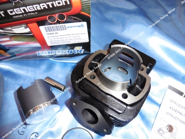 Photo du cylindre parmakit 70cc avec piston et transferts