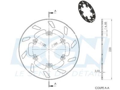 DISQUE RIEJU RS1 50