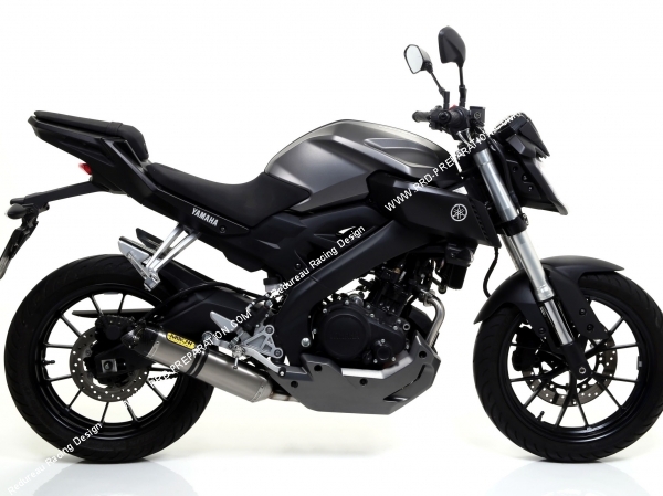 ligne de pot d'échappement arrow yamaha mt 125cc