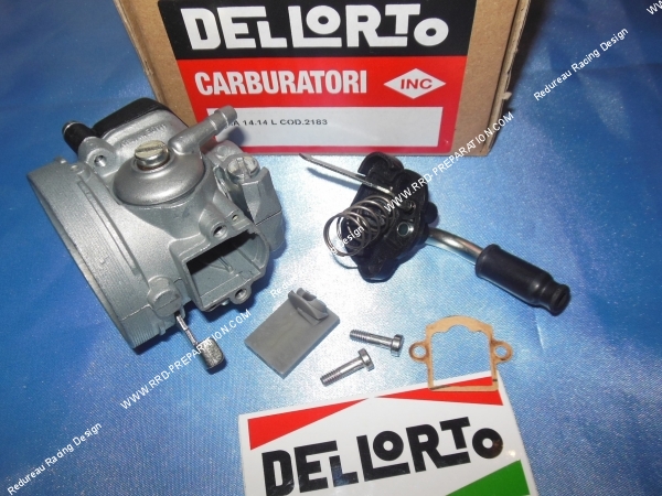 boisseau ressort câble Carburateur DELLORTO SHA 14.14 L starter à levier sans graissage séparé