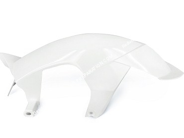 blanc garde boue arrière tnt peugeot ludix scooter jantes 10 pouces