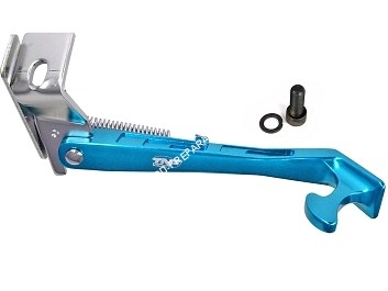 bleu anodisé béquille latérale tnt aluminium mbk nitro yamaha aerox
