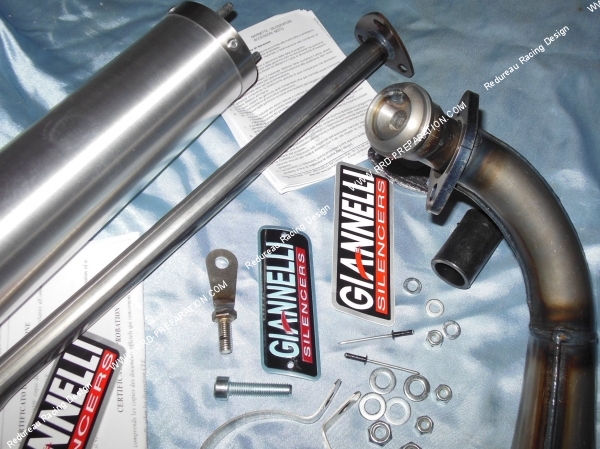 bride échappement GIANNELLI passage sous selle pour DERBI GPR, APRILIA RS 50cc