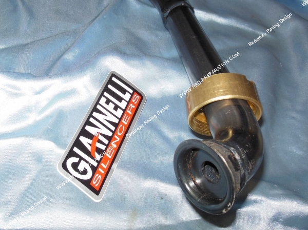 bride Pot d'échappement GIANNELLI pour YAMAHA CHAPPY 50cc 1990 à 2001 silencieux aluminium