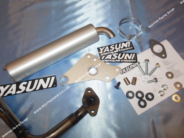 bride Pot d' échappement YASUNI Z pour moteur scooter PEUGEOT Vertical Air et Liquide
