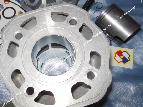 échappement barrette Kit 50cc haut moteur Ø39.86mm ITALKIT Racing bi-segment aluminium DERBI euro 1 & 2