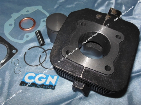 échappement Cylindre - piston sans culasse 50cc Ø40mm CGN fonte pour PEUGEOT horizontal air (ludix, speedfight 3, new vivacity,...)