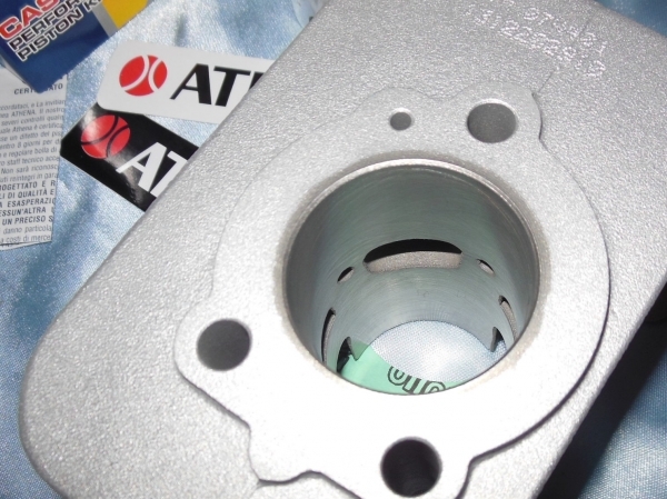 échappement Kit 50cc Ø38,40mm sans culasse (axe Ø1012mm) ATHENA RACING aluminium PIAGGIO Ciao