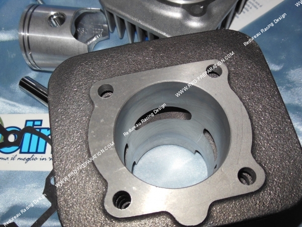 échappement Kit 70cc Ø47mm POLINI Sport bi-segment fonte pour PIAGGIO air (Typhoon, Sfera, Zip, Free...)