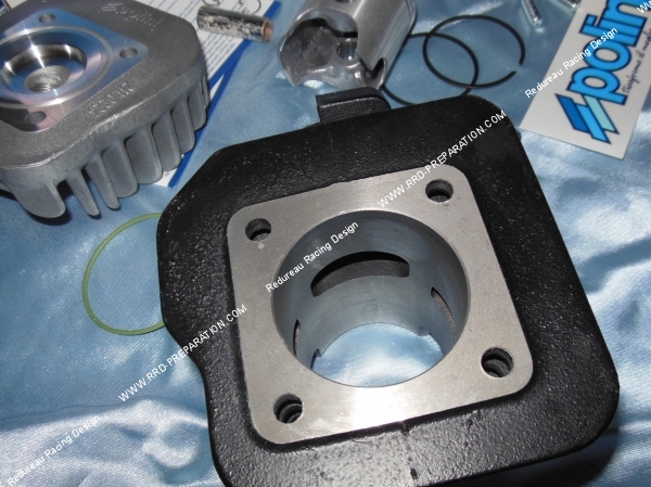 échappement Kit 70cc Ø47mm POLINI Sport fonte pour scooter PEUGEOT air avant 2007 (buxy, tkr, speedfight...)