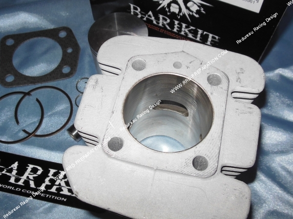 échappement Kit 75cc Ø47mm BARIKIT aluminium air pour MBK 88, AV44...  motobecane av7 (carré)