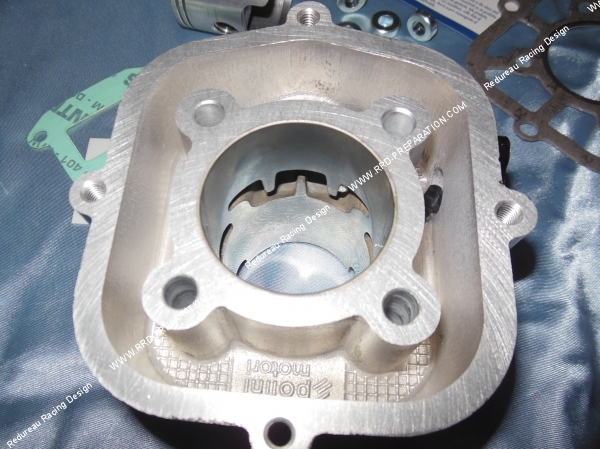 échappement w Kit 70cc POLINI W aluminium Ø47mm complet MINARELLI RV6, RV5, RV4, RV3