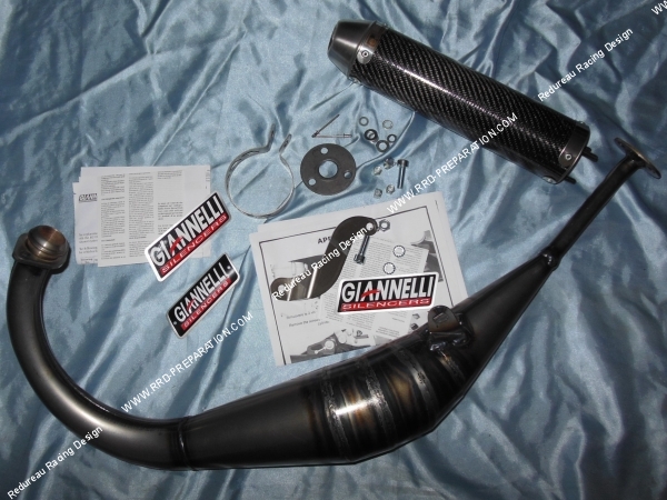 corps échappement GIANNELLI passage bas pour APRILIA RS4 50cc 2010 à 2011