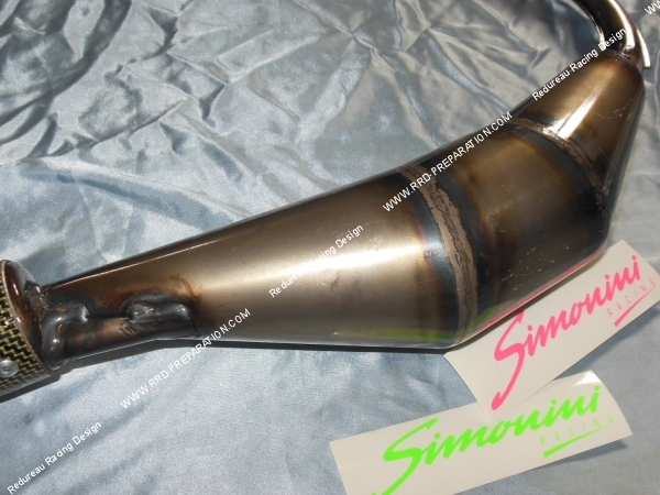 corps Pot d’échappement SIMONINI Racing silencieux carbone pour MALAGUTI FIFTY TOP, FULL, CX, MORINI G30