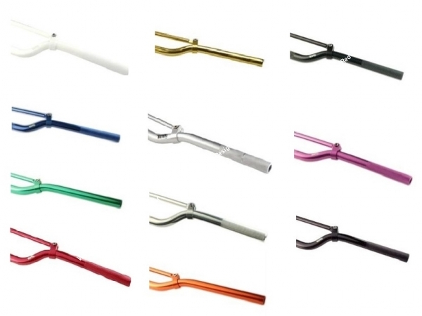 couleurs Guidon TUN'R CROSS Aluminium (longueur 600mm, usiné dans la masse) Ø22mm (scooter, mob)