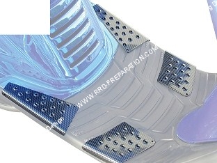 couleur jeu de 4 repose pieds aluminium tnt booster