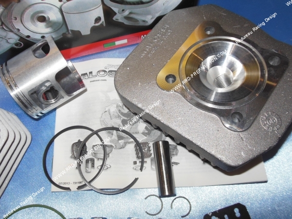 culasse Kit 70cc Ø47mm aluminium MHR Replica pour scooter Peugeot horizontal air (ludix, speedfight 3, new vivacity,...)