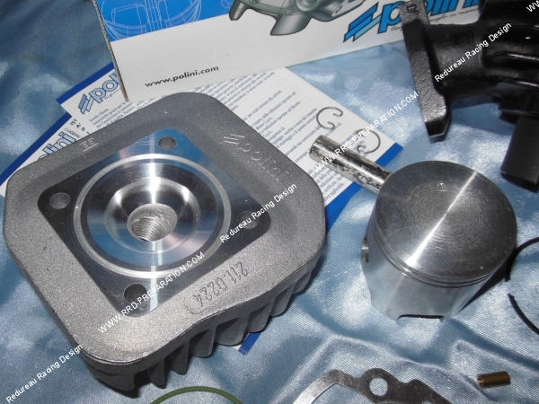 culasse Kit 70cc Ø47mm POLINI Sport fonte pour scooter PEUGEOT air avant 2007 (buxy, tkr, speedfight...)