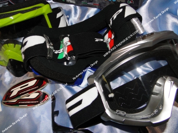 lunettes 3301 PROGRIP cache nez cross enduro
